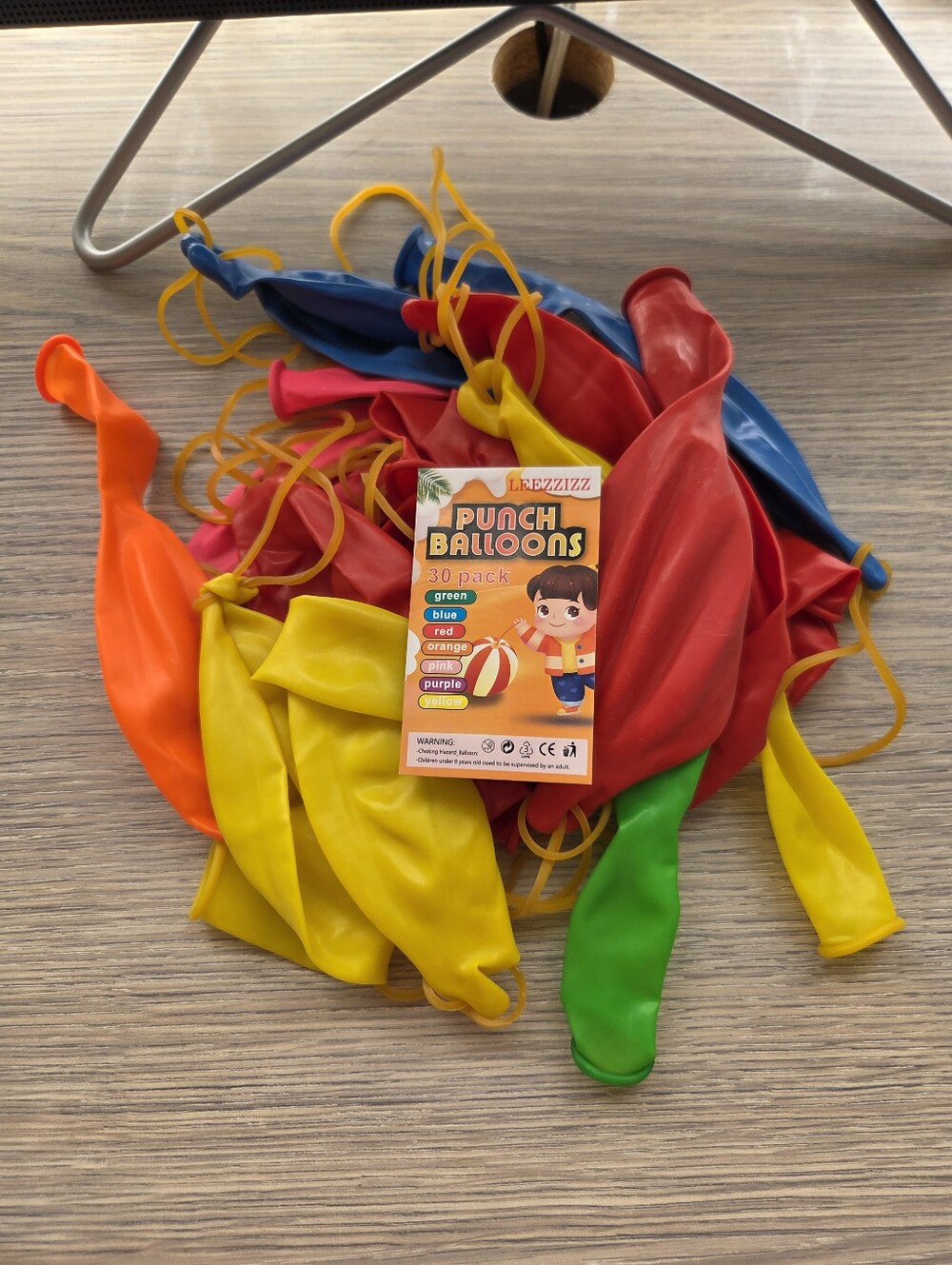 Leezizz brand punch balloons, 16ct. NEW